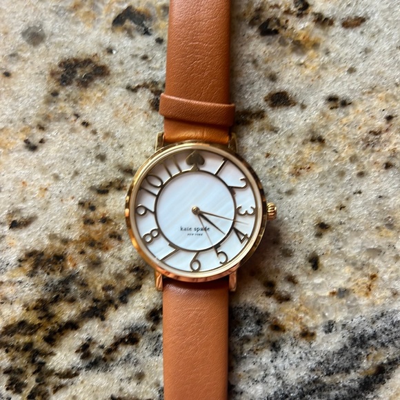 Kate Spade Women\'s Metro Brown Leather Watch